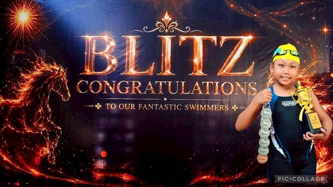 รางวัลการแข่งขันว่ายน้ำ 4th BLITZ  ANNIVERSARY SWIMMING CHAMPIONSHIP